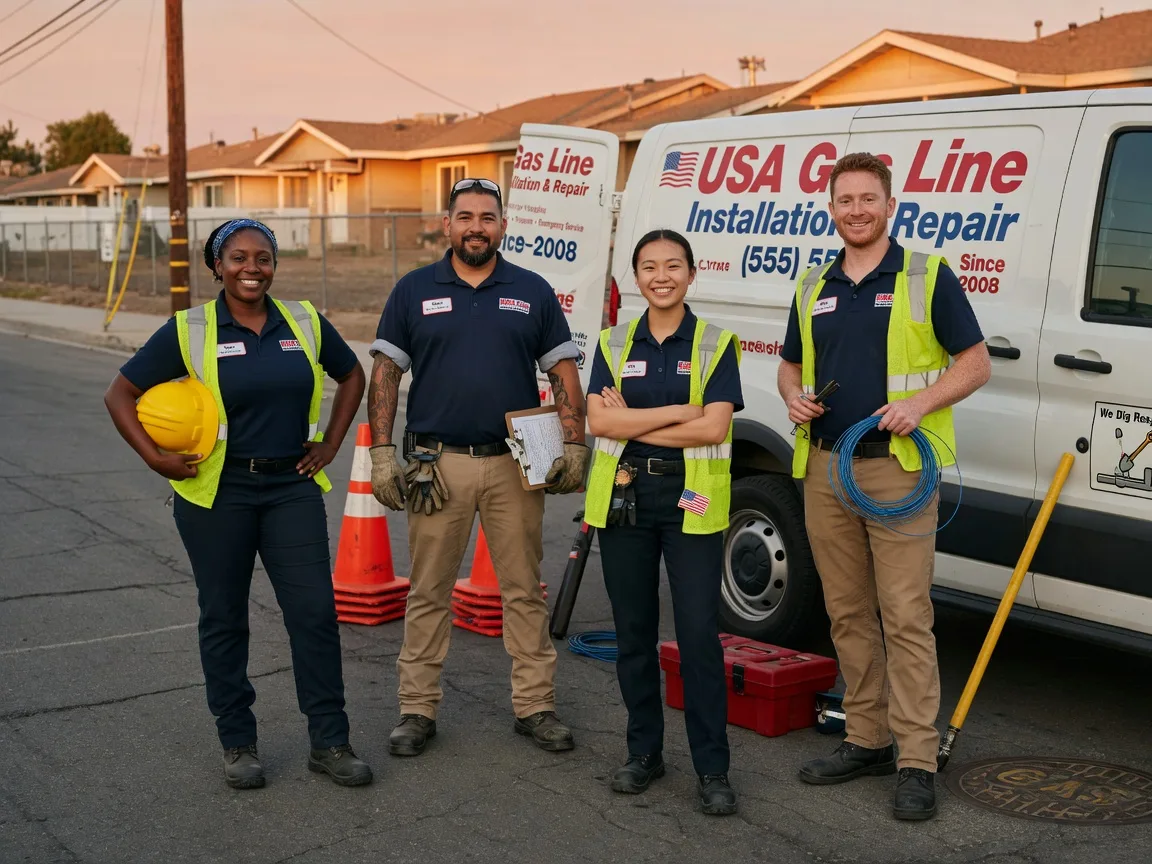 Gas Line Installation company in Faxon, OK